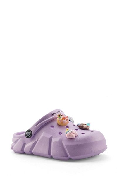 lumberjack Charika g 5Fx Lilac Girl's Sabo Slippers