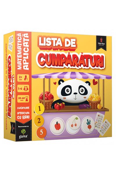 Gama Educational game - Shopping list - Gama Publishing House