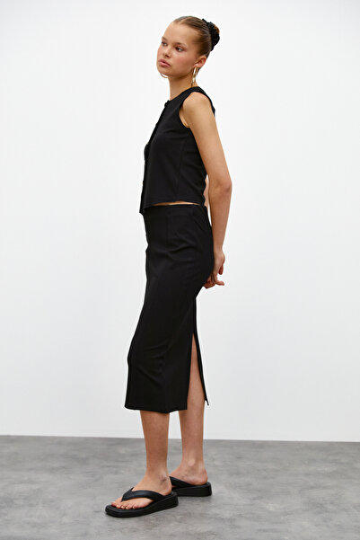 urban focus Elastic Midi Skirt