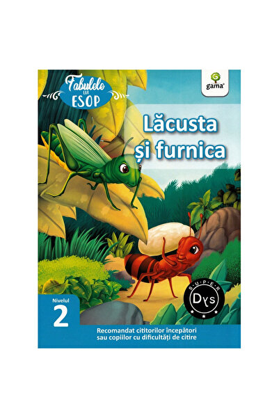 Gama Lăcusta și furnica. Fabele lui Esop: Nivelul 2
