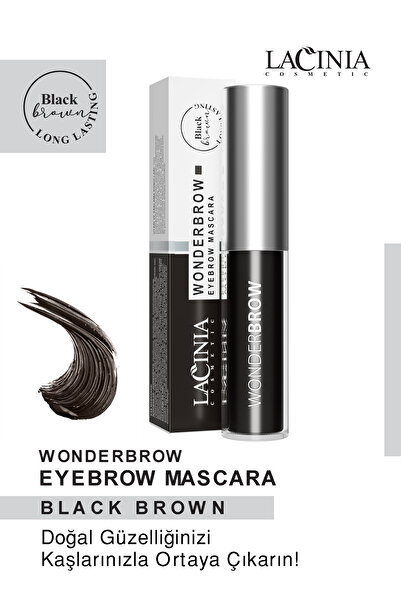 Lacinia Wonderbrow Black Brown Mascara 5 ml