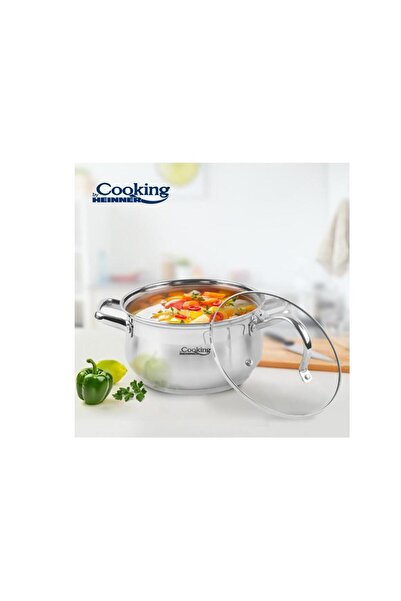 Heinner Heinner Amira HR-MSF-036 hrnec s poklicí, 20 x 11,5 cm, 3,6 l (nerezová ocel)
