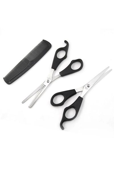 STOREMAX Hairdresser Set Hair Cutting and Thinning Scissors Comb Gift Set of 3