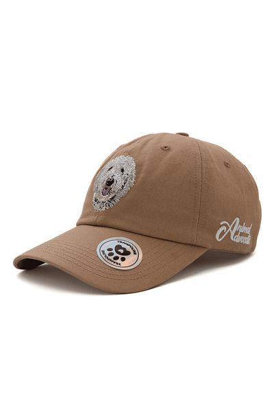 Trampoline Doodle Dog Embroidered Hat - Animal Figured Hat