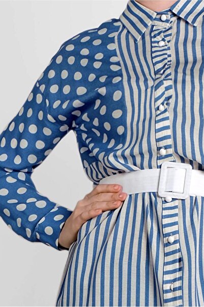 Alvina Туніка з лінійним і крапчастим візерунком 4427