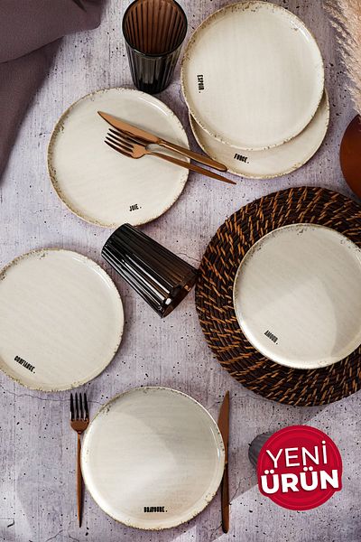 Keramika طبق معجنات ديب كوليكشن 22 سم 6 قطع 22650-55