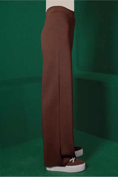 Alvina Pantaloni din tricotaj cu talie elastică 70431
