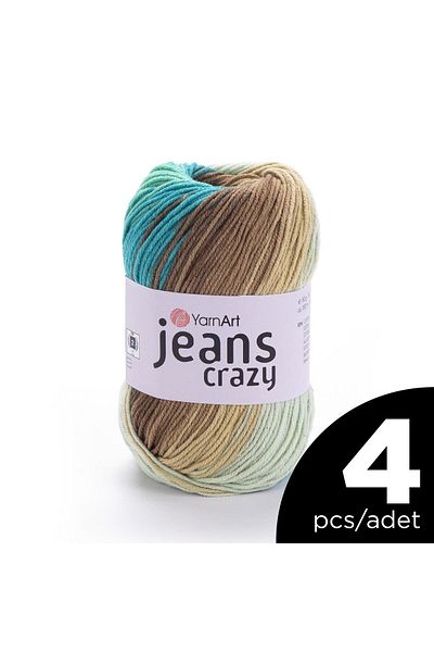 Yarnart Μοντέλο Marbled Jeans 8216 - Σετ 4 τεμαχίων