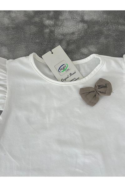NEWKİDS 1-6 Years Old Skirted Muslin Fabric Girl's Suit