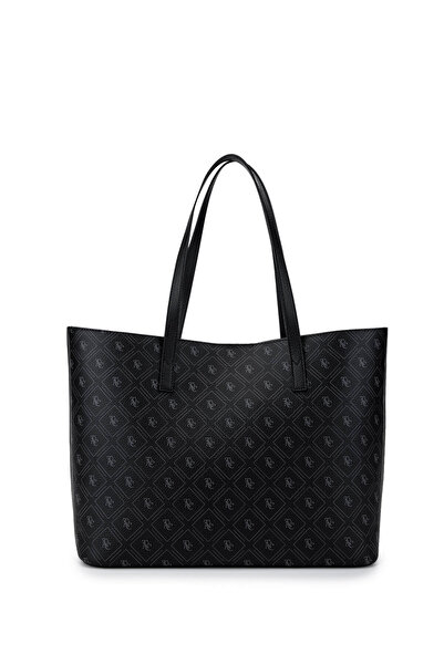 Tamer Tanca Kadın Vegan Siyah Omuz Çanta