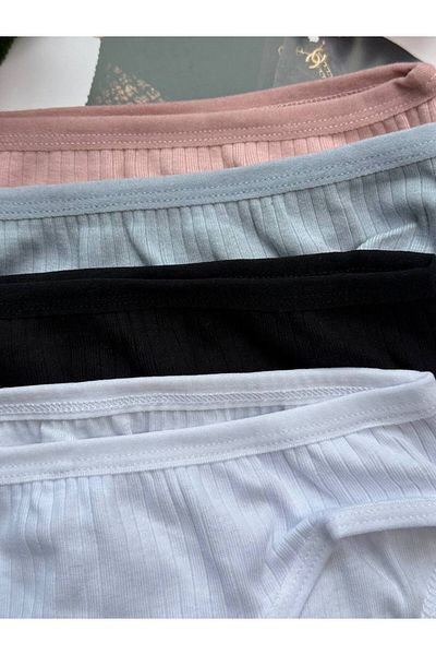 Tutku Model de bikini din 3 piese din elastan de culoare solidă