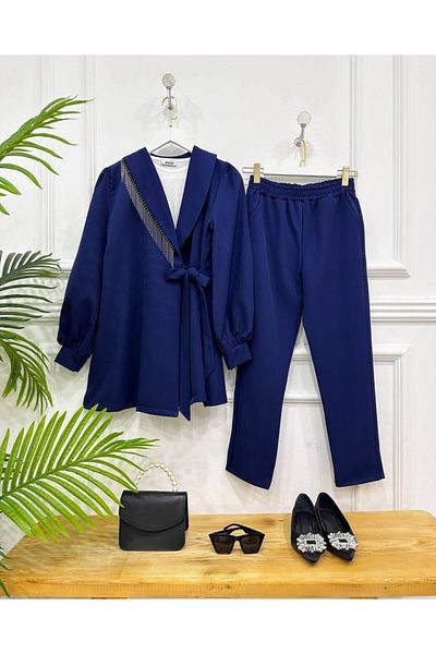 onix Sirelya Jacket Suit Navy Blue