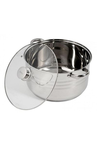 Heinner Oala cu capac Heinner HR-HJ-12, 30 x 17 cm, 12 L (Argintiu)