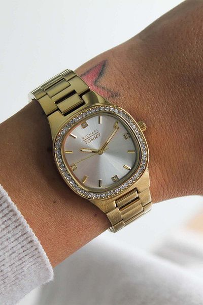 MICHAEL TOMMY Mt 325005 Lsb23 Women's Wristwatch with Steel Cord