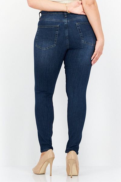 French Connection Women Skinny Fit Plain Stretchable Jeans, Blue