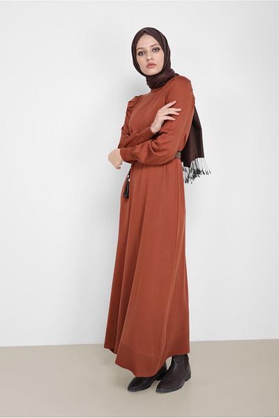 Alvina Πλεκτό Φόρεμα Basic Model 42061