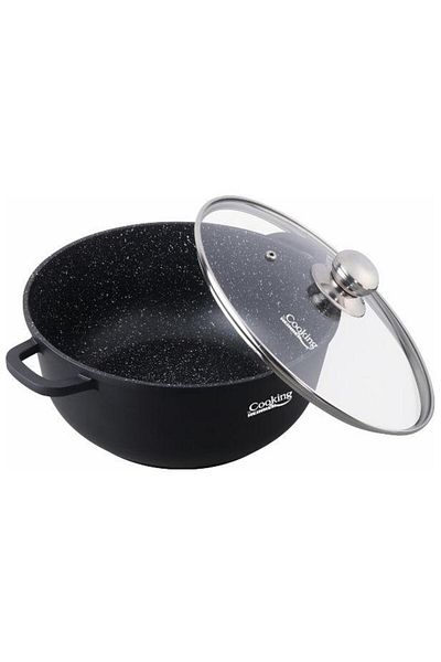 Heinner Heinner HR-SCO-A0336A cast aluminum casserole, 13.5 L, 36 x 16 cm (Black)