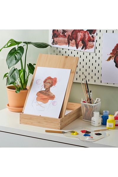 IKEA SOLF GEL 3-piece easel and accessories set