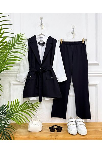 onix Black Miran Double Suit Shoes