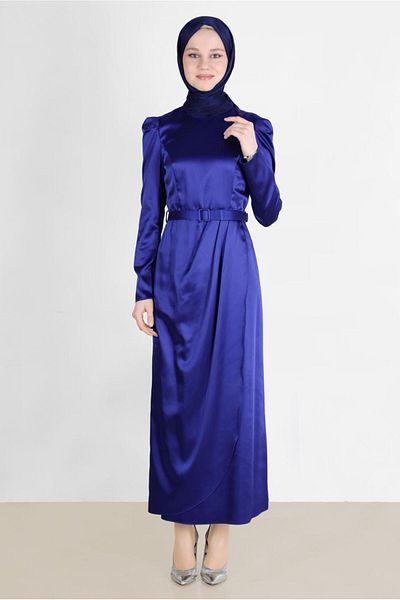 Alvina Rochie cu curea din satin - Model 42527