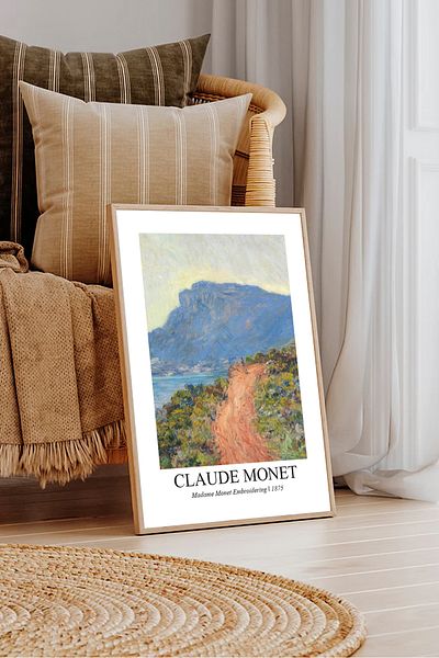 Dekorsiahome Еднокомпонентна картина в дървена рамка Claudemonettk0012