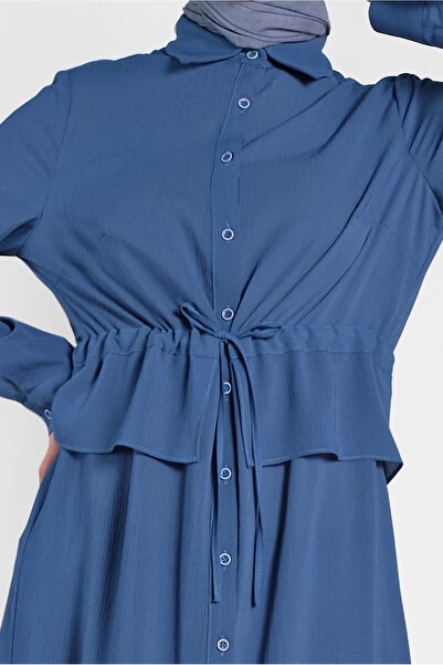 Alvina Elastic Lace-Up Tunic with Waist Strap 4424