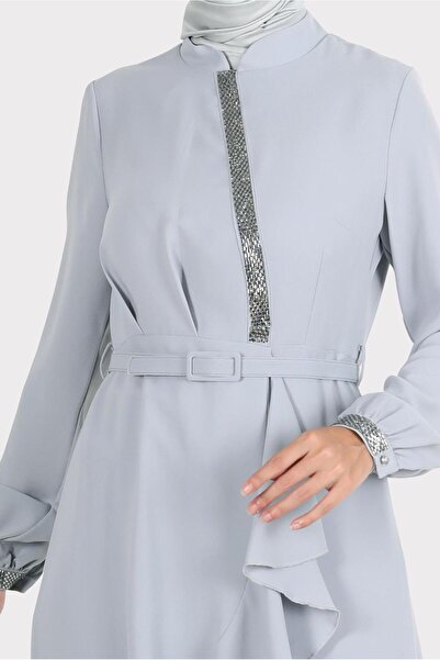 Alvina Stone Detailed Pants Set 30260