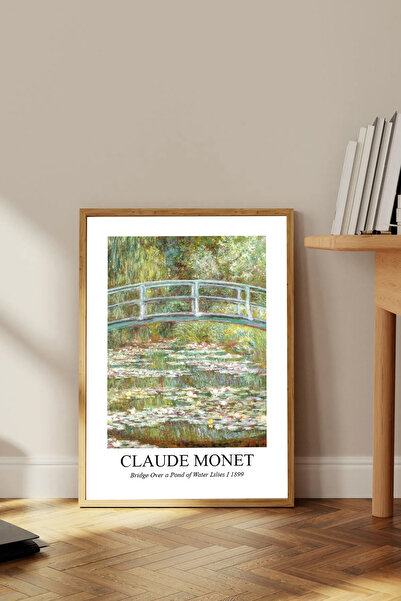 Dekorsiahome Pictură dintr-o singură bucată cu rame din lemn Claudemonettk0004