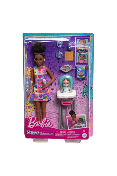 Barbie Bebek Bakıcısı Bebeği ve Aksesuarları Oyun Setleri FHY97-HTK34