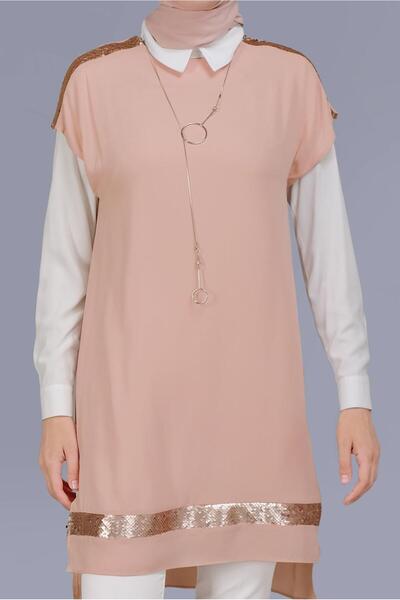 Alvina Pul Payet Detailed Double Tunic 40866