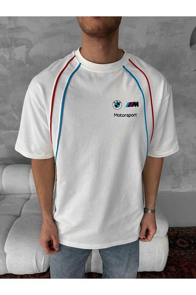 KUN SPORTSWEAR Unisex Oversize Motosport Bias T-Shirt