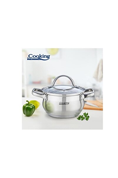 Heinner Heinner Amira HR-MSF-026 hrnec s poklicí, 18 x 10,5 cm, 2,6 l (nerezová ocel)