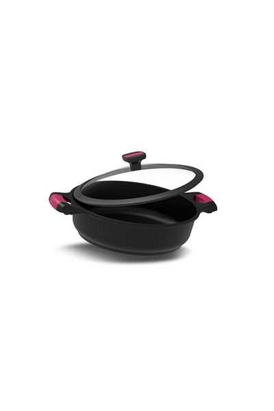 Taurus Taurus KCK3028LOW Great Moments Premium Saucepan with Lid, 28cm, Cast Aluminum