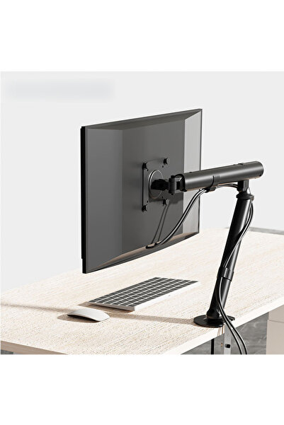 FlashHawk حامل شاشة كامل الحركة، ذراع واحد قابل للإمالة والدوران لشاشة مقاس 1...