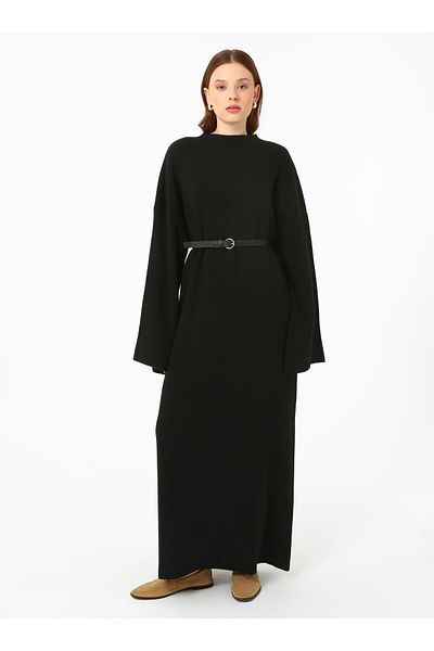 Refka Μαύρο Φόρεμα Hijab - Refka
