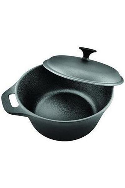 Heinner Heinner Cast Iron Frying Pan HR-TNJ-5A24, 24cm, 3.8L (Silver)