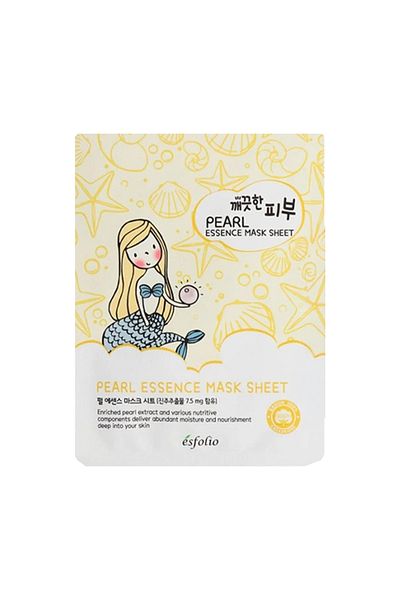 Esfolio Pearl Essence Paper Mask Mask Sheet Containing Pearl Essence