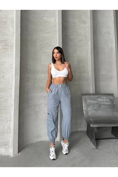 MODA Παντελόνι Jogger από καουτσούκ