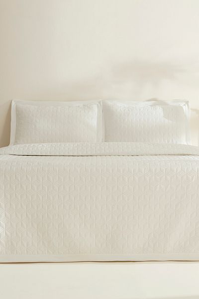Karaca Home Liora Double Bedspread White