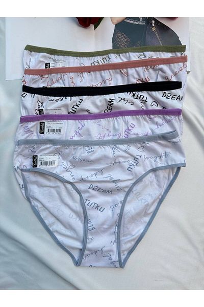 Tutku 4 Colorful Fashion Lady Panties Set Daily Comfort