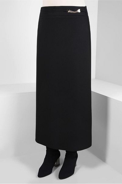 Alvina 60530 Μοντέλο Φούστα - Με Λεπτομέρεια Αξεσουάρ