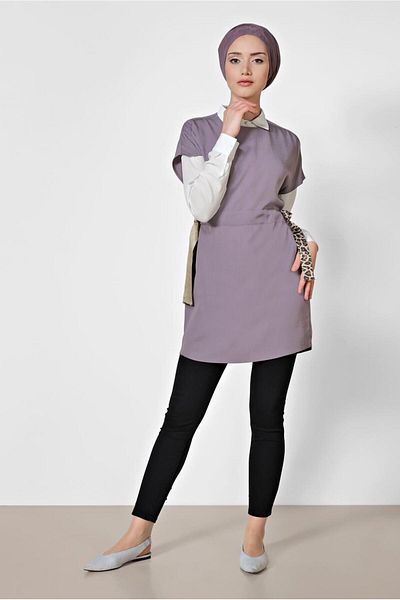 Alvina Double Tunic with Waist with Latch 4973