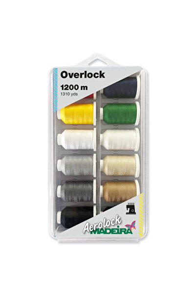 Madeira Blisterbox 12 papiote ata de surfilat Aerolock No.125 Madeira 8098