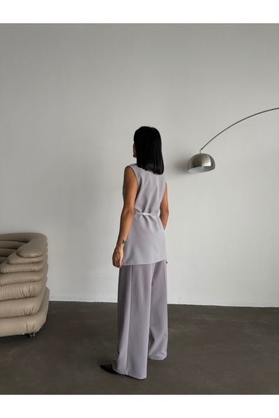 CLB COLLECTION Women's Vest Trousers Set