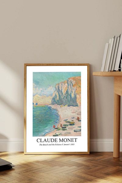 Dekorsiahome Ένα τεμάχιο ζωγραφική με ξύλινο πλαίσιο Claudemonettk0008