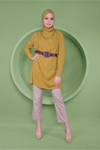 Alvina Salaş Collar Tunic 41356