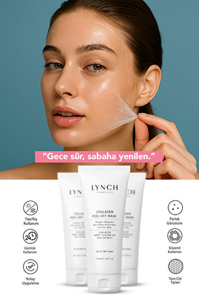 Lynch Cosmetics Soyulabilir Kolajen Maske - 75 ml