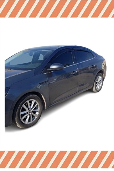 Renault Megane 4 Sedan 2016-2021 Modellerine Özel 4'Lü Mügen Tip Cam Rüzgarlığı