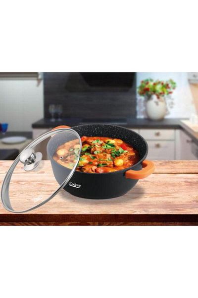Heinner Heinner HR-SCO-A0320A cast aluminum casserole, 20 x 8.5 cm, 2.3 L (Black)