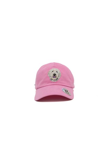 Trampoline Doodle Dog Embroidered Hat - Animal Figured Hat